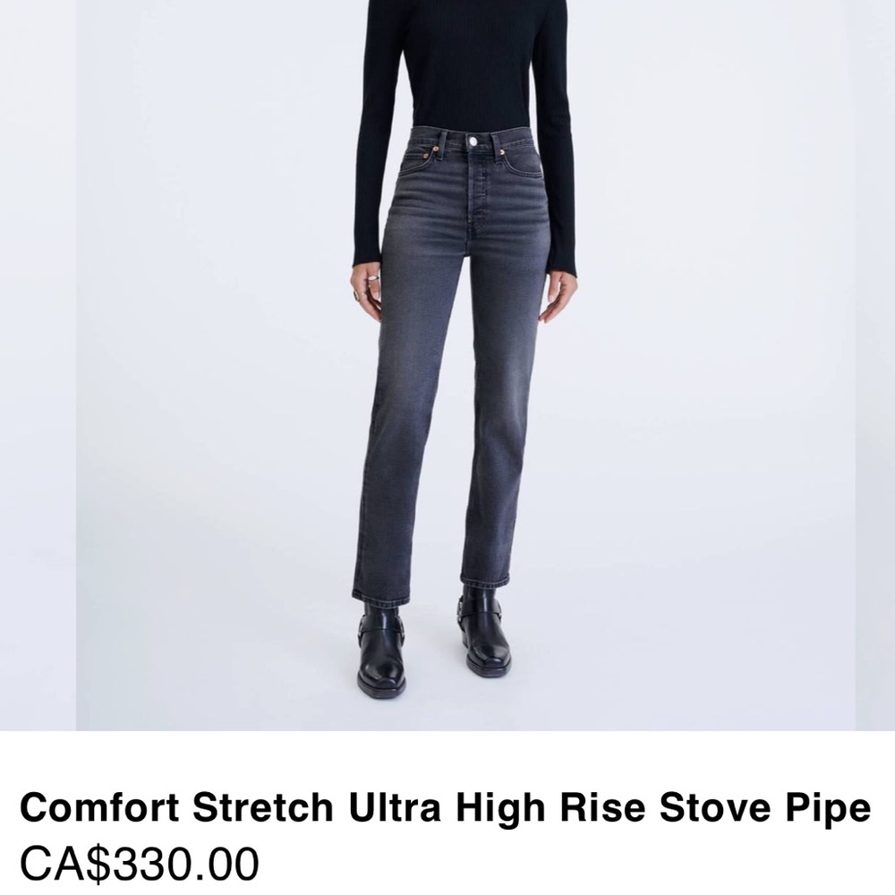 Redone high rise stove pipe comfort stretch